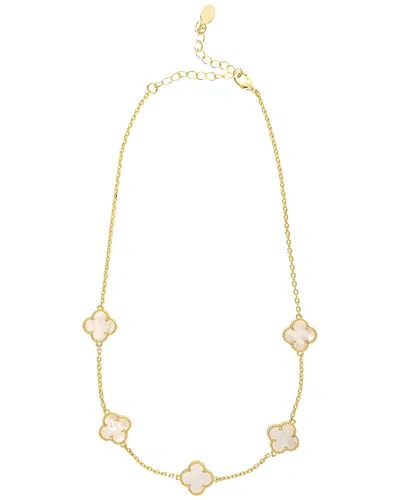 Rivka Friedman 18k Plated Pearl Necklace In Gold
