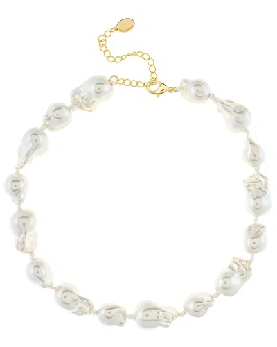 RIVKA FRIEDMAN RIVKA FRIEDMAN 18K PLATED PEARL NECKLACE