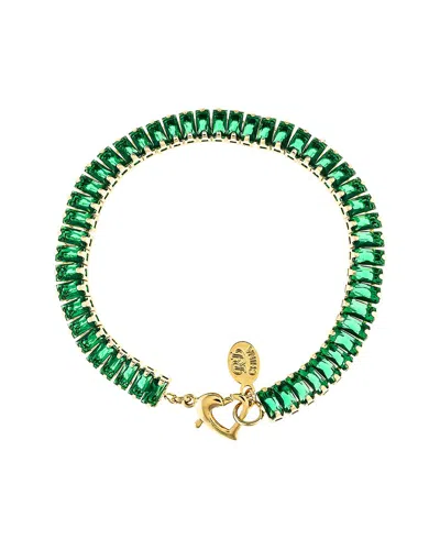 Rivka Friedman 18k Plated Stackable Bracelet In Green