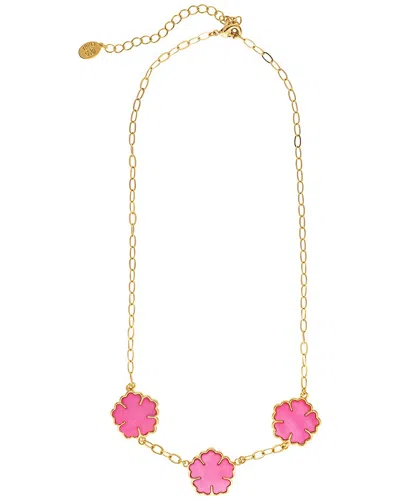 Rivka Friedman 18k Statement Necklace In Pink
