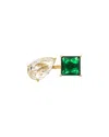 Rivka Friedman 18k Statement Ring In Green