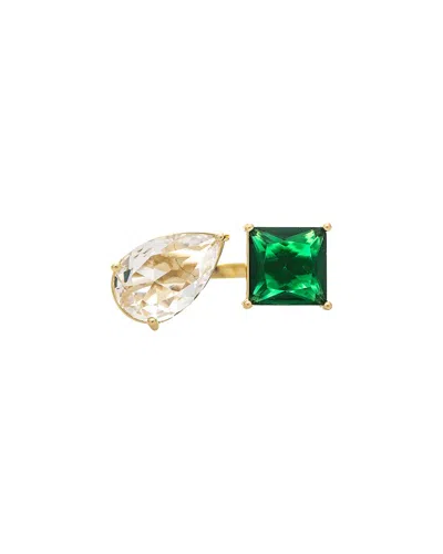 Rivka Friedman 18k Statement Ring In Green