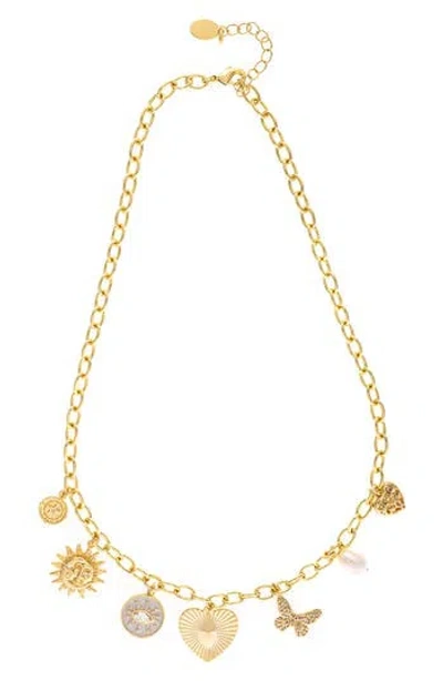 Rivka Friedman Assorted Charm Pendant Necklace
