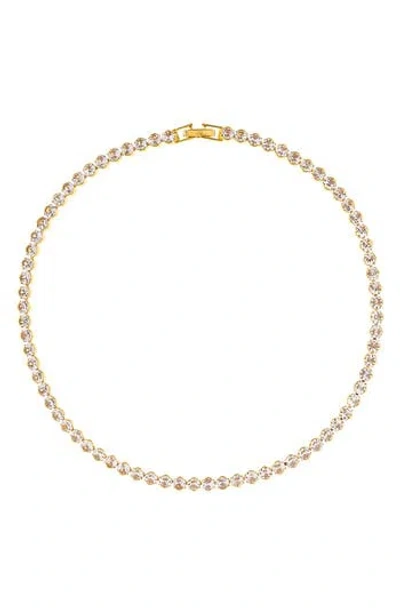 Rivka Friedman Cubic Zirconia Tennis Necklace
