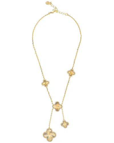 Rivka Friedman Cz 18k Plated Necklace In Gold
