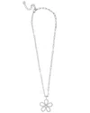 Rivka Friedman Cz Flower Pendant Necklace