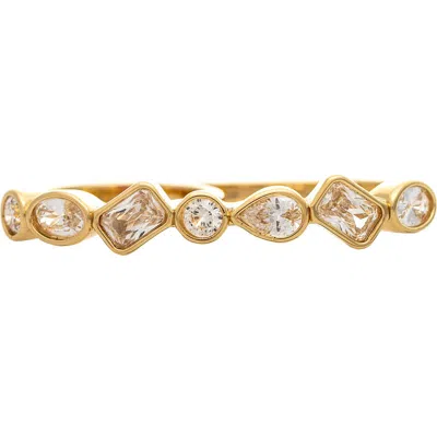Rivka Friedman Double Band Faux Stack Ring In Gold