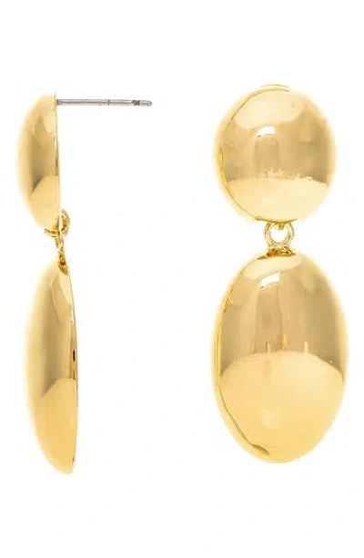 Rivka Friedman Double Drop Earrings In Gold