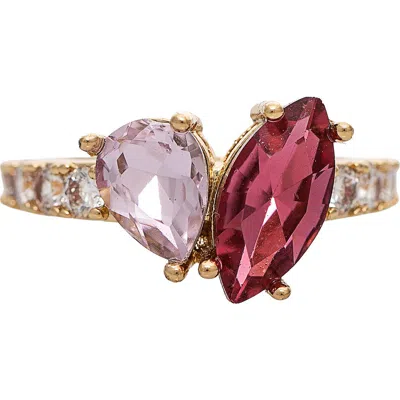 Rivka Friedman Marquis Cubic Zirconia Ring In Gold
