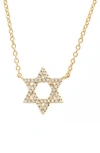 Rivka Friedman 18k Plated Cz Necklace In 18k Gold