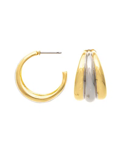Rivka Friedman Plated Hoop Earrings