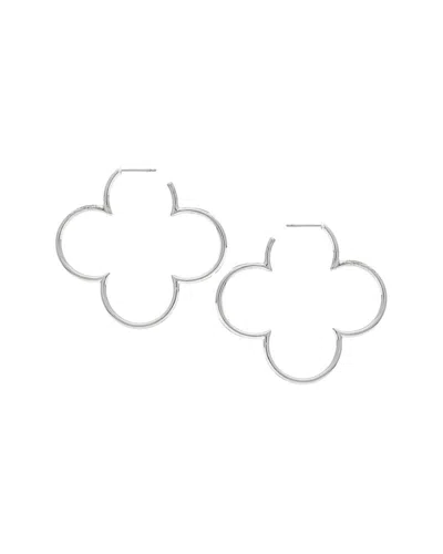 Rivka Friedman Plated Hoop Earrings In Metallic