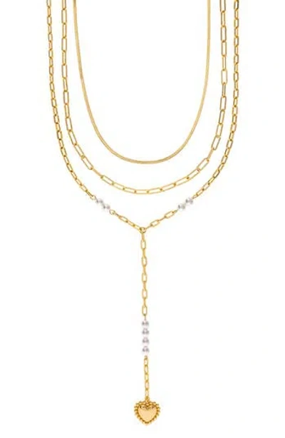 Rivka Friedman Set Of 3 Chain Necklaces In Gold