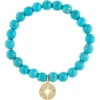 Rivka Friedman 18k Plated Cz Bracelet In Blue