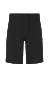 Rivvia Projects Stereo 18 Swim Trunk In 黑色 & 绿色