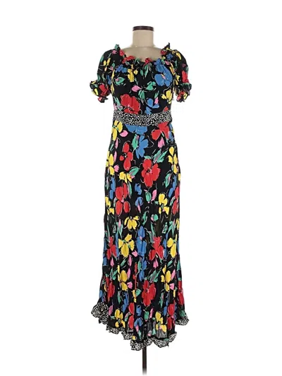 Pre-owned Rixo For Target Casual Dress In Blue