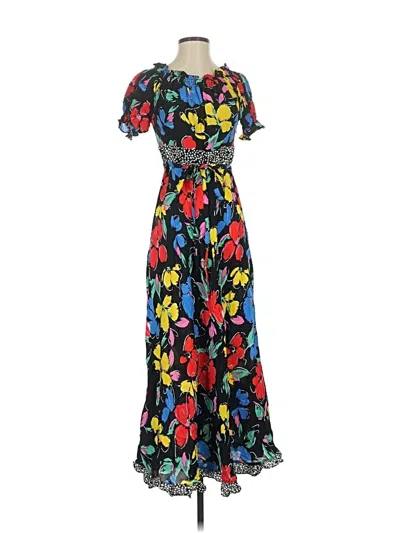 Pre-owned Rixo For Target Casual Dress In Blue