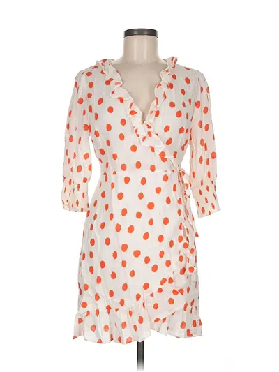 Pre-owned Rixo For Target Casual Dress In Orange