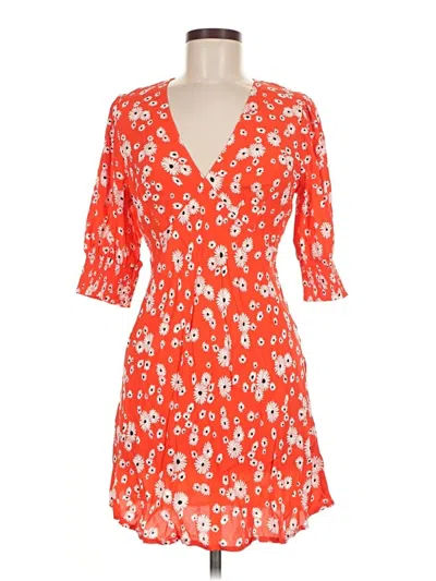 Pre-owned Rixo For Target Casual Dress In Orange