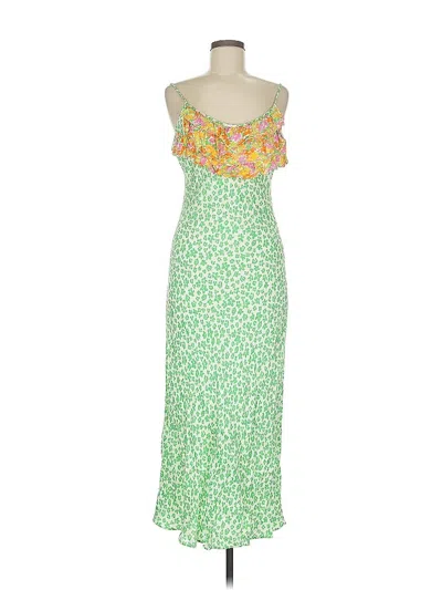 Pre-owned Rixo For Target Cocktail Dress In Green