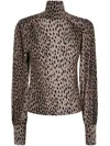 Rixo London Rixo Suki Jersey Top In Black  