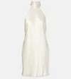 Rixo London Minikleid Capucine Aus Seidensatin In White