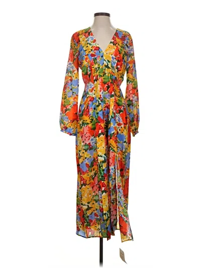 Pre-owned Rixo London Casual Dress In Orange