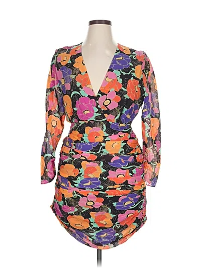 Pre-owned Rixo London Casual Dress In Purple