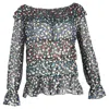 Rixo London Chloe Floral-print Top In Multicolor Silk In Multi