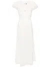 Rixo London Rixo Clarice Lace-trimmed Woven Midi Dress In White