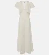 Rixo London Rixo Clarice Lace-trimmed Woven Midi Dress In White