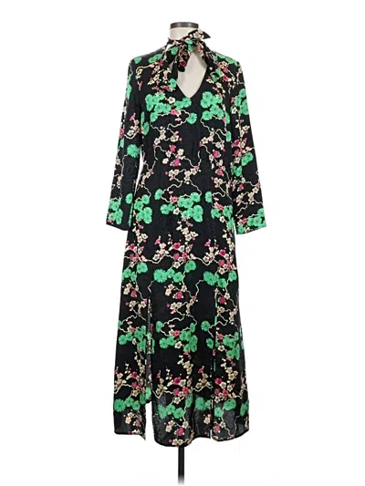Pre-owned Rixo London Cocktail Dress In Black