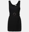 Rixo London Cyra Bouclé Minidress In Black