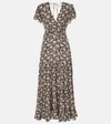 Rixo London Delicia Floral Maxi Dress In Multicoloured