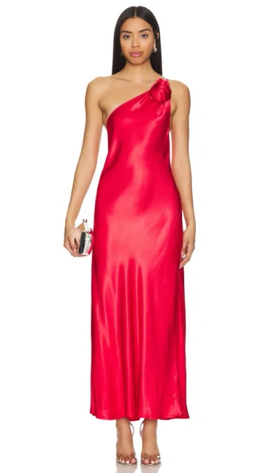 Rixo London Doutzen Dress In 红色