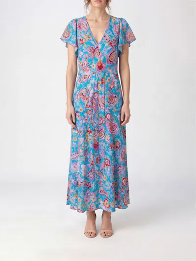 Rixo London Dress Woman Color Blue