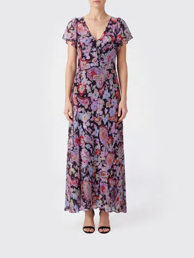 Rixo London Dress Woman Color Pink In Multi