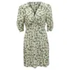 Shop Rixo London Enya Pearl Printed Mini Dress In Multicolor Cotton