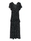 Rixo London Womens Bohemia Spot Deep Navy Evie Polkadot Silk Midi Dress In Multi