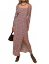 Rixo London Hattie Dress In Disty In Red