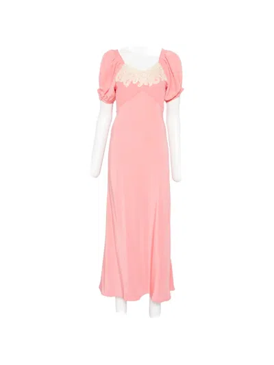 Rixo London Ilaria Maxi Dress In Pink