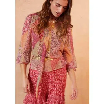 Rixo London Jovie Top In Multicoloured