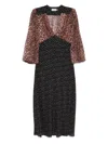 Shop Rixo London Kaila Dress In Brown