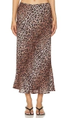 Rixo London Kelly Skirt In 豹纹