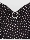 Rixo London Knee Length Dress Jewels Application Detail
