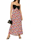 Rixo London Leanne Dress In Rose In Multi