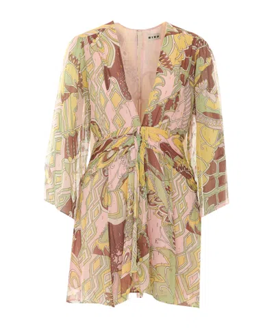 Rixo London Clove Printed Mini Dress In Multi