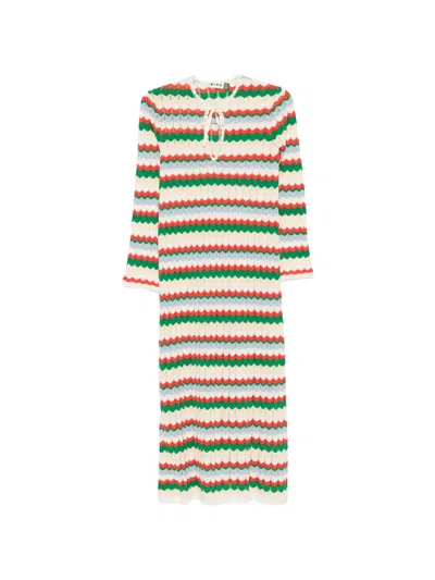 Rixo London Lucila Midi Dress In Multi