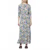 Rixo London Lucile Scandi Dress In Onyx Scandi In Multi