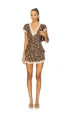 Rixo London Maddy Set Pyjamas In Brown